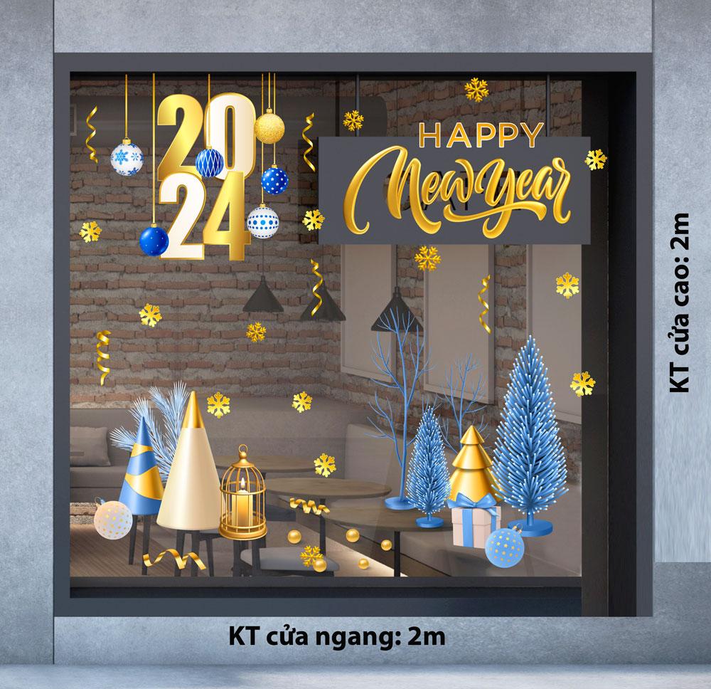 Decal trang trí NOEL 2024 combo số 30