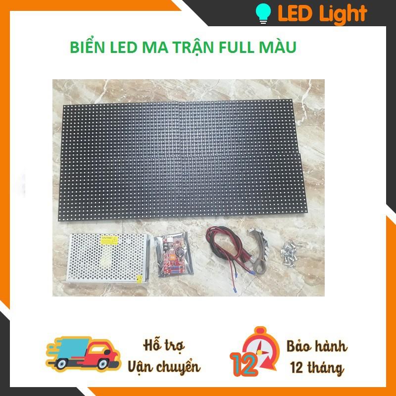 Biển led ma trận 4 tấm P10 full màu đầy đủ phụ kiện