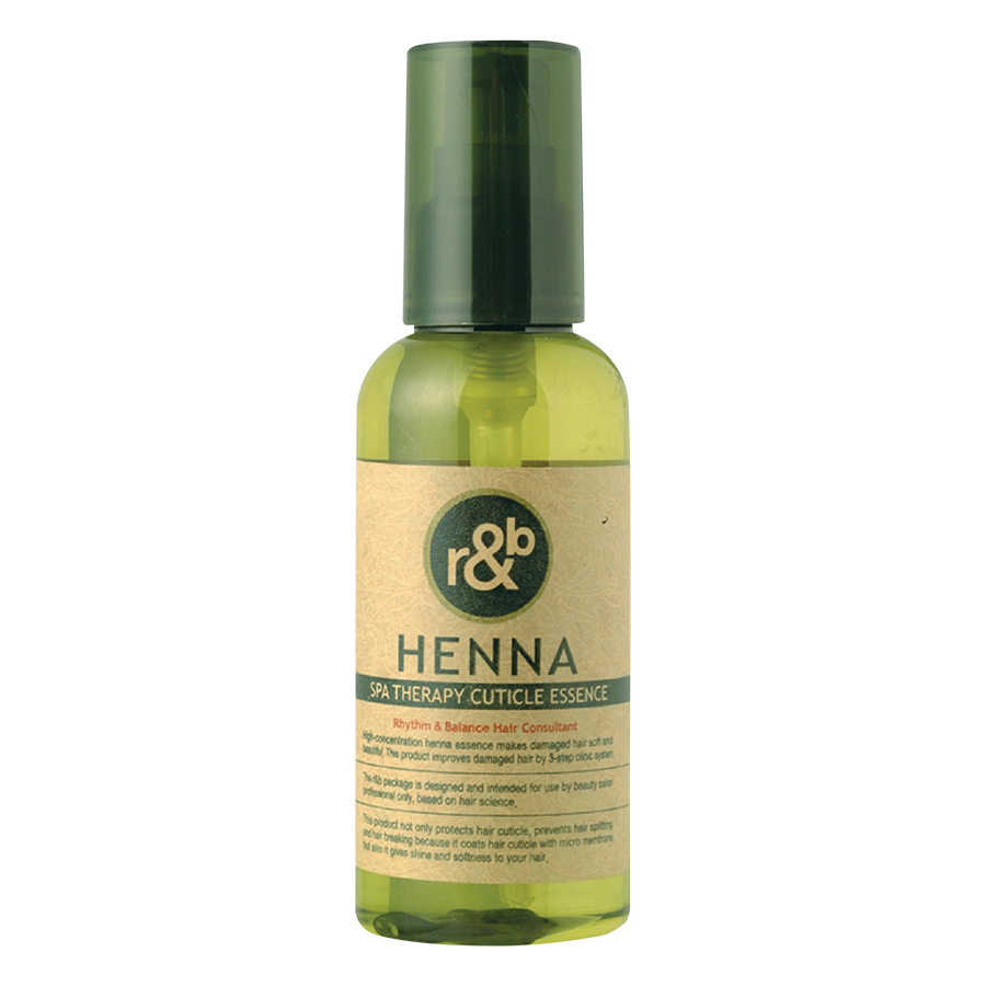 Dầu bóng tóc thảo dược hỗ trợ trị tóc khô hư thiếu dưỡng chất R&amp;B Henna Therapy Cuti Essence, Hàn Quốc 100ml