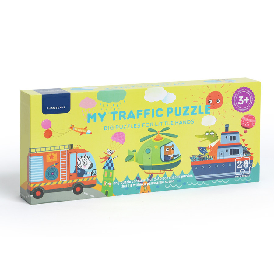 Lắp ghép Mideer - My Traffic Puzzle (28pcs)