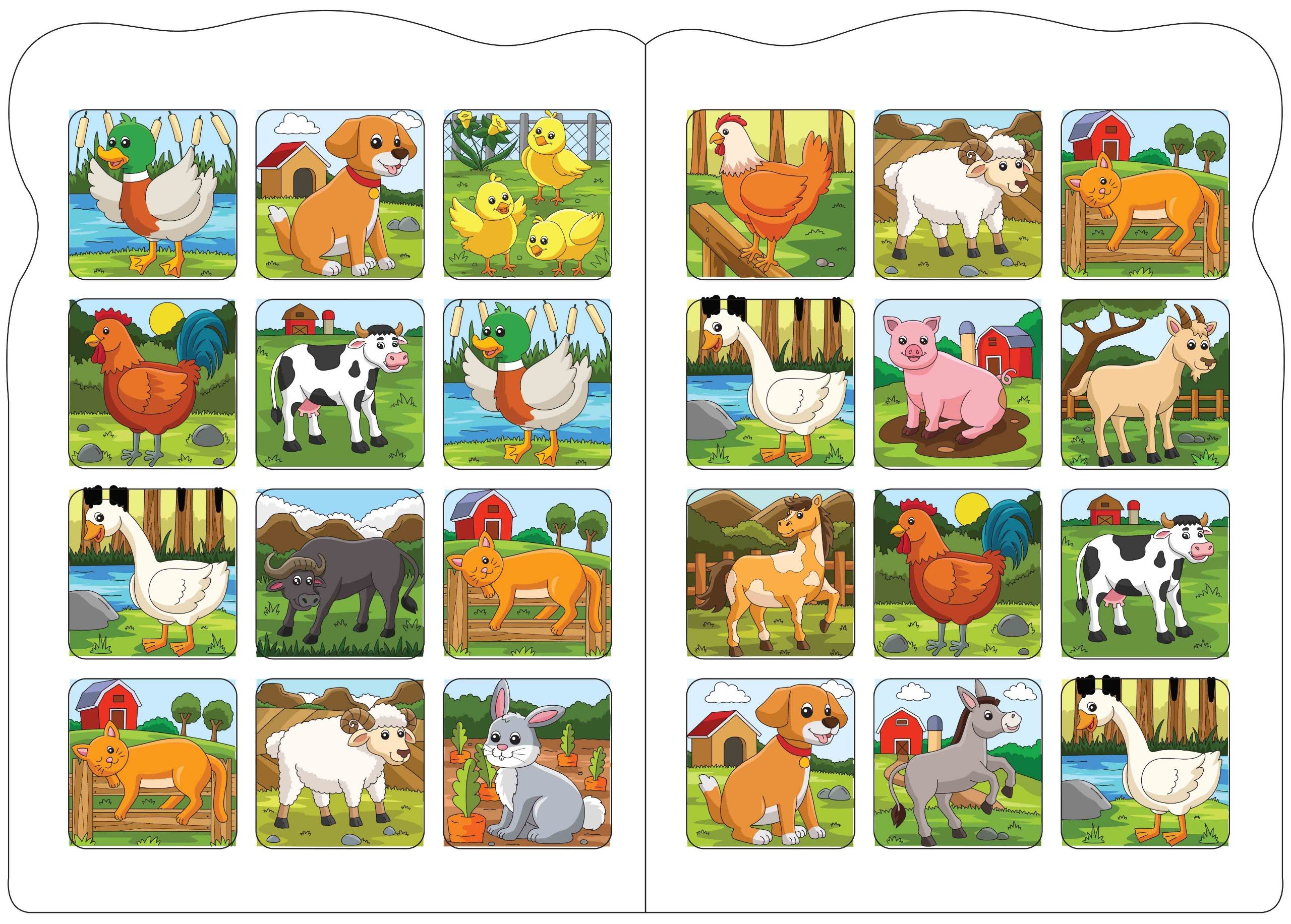 Sách - Bé tô màu: Khám phá nông trại vui vẻ (20+ hình dán sticker) (VT)