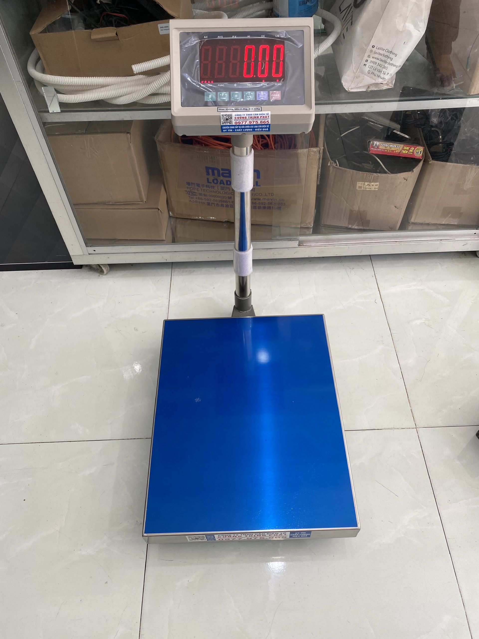 Cân Điện Tử Bàn A28, hiển thị 2 mặt 200kg, kích thước bàn 40x50cm