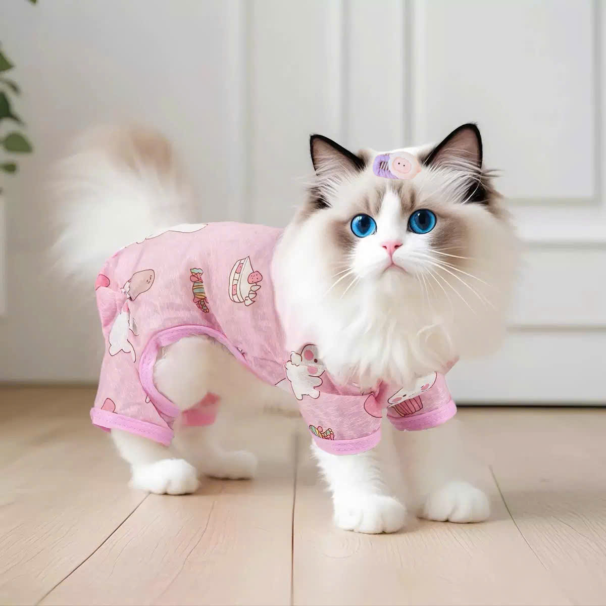 NƠ KẸP TÓC CÀI TÓC THỜI TRANG DỄ THƯƠNG ĐỘNG VẬT CÀI ĐẦU MÃ 33 CHO THÚ CƯNG CHÓ MÈO