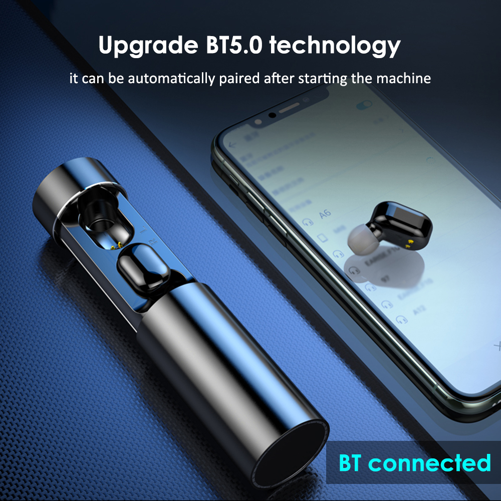 Tai Nghe Thể Thao Không Dây A6 Mini BT5.0 Âm Thanh Hi-Fi Có Độ Trễ Thấp