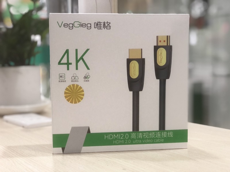 Cáp HDMI Vegieg 2.0 4K 60HZ 1,5M, 3M, 5M hàng chính hãng