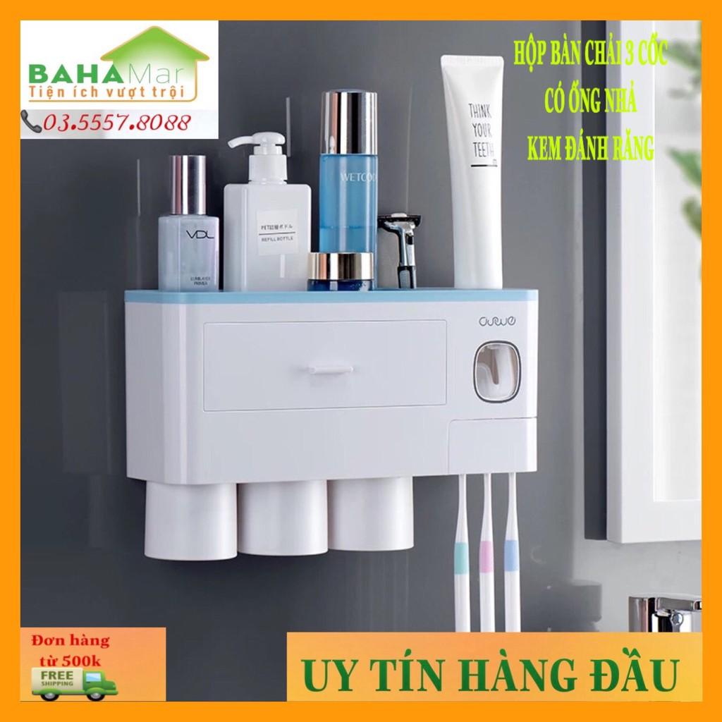 GIÁ ĐỂ TREO BÀN CHẢI 3 CỐC TREO NGƯỢC &quot;BAHAMAR&quot; rất tiện cho việc sắp xếp đồ trong phòng tắm, sang trọng