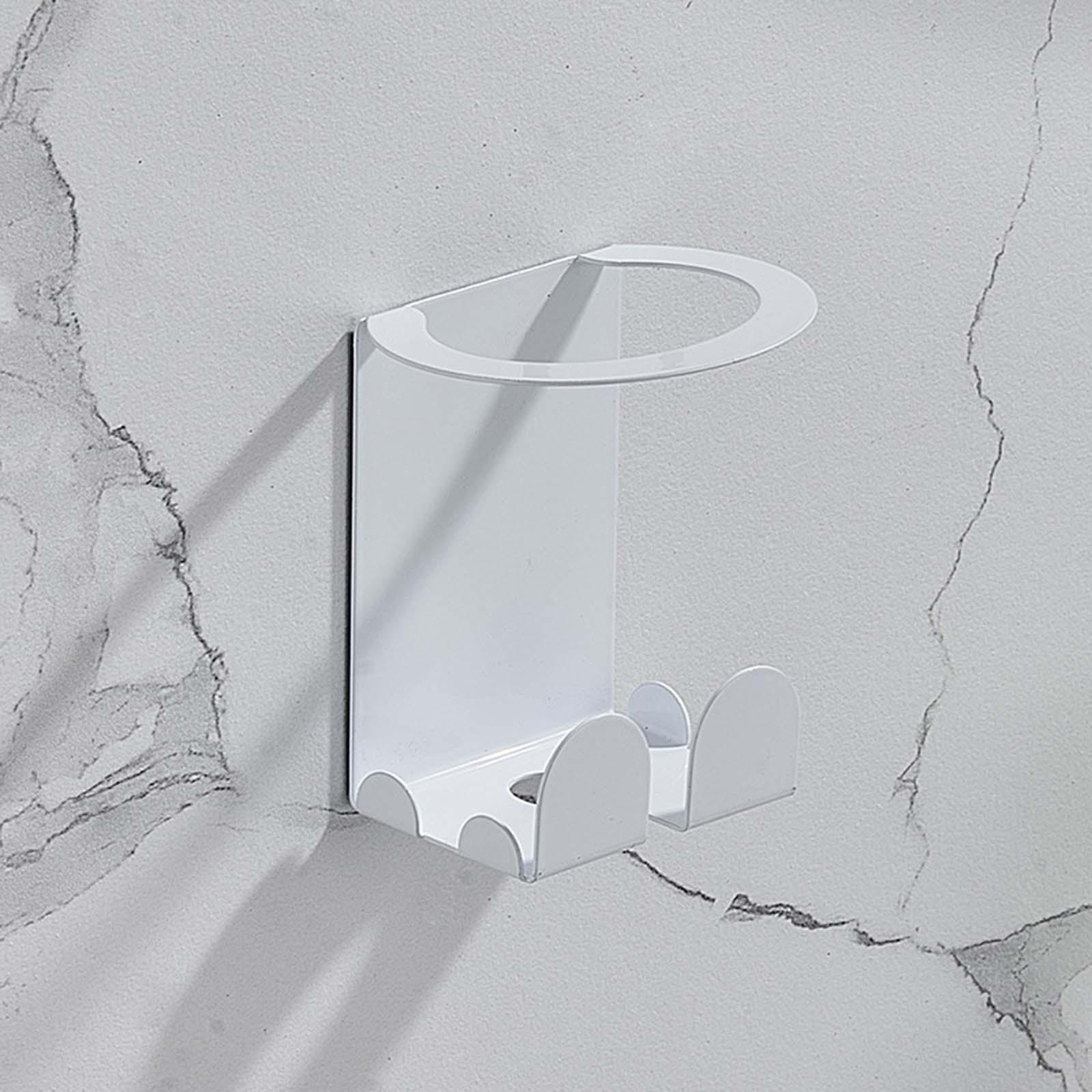 Holder Hook Bracket Hanging Hangers Brush Cups Bathroom Home Use , white,