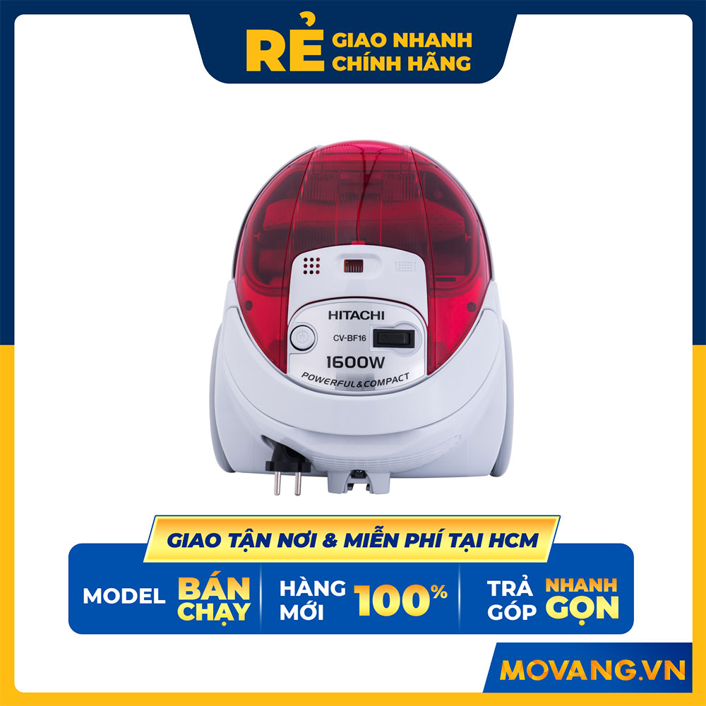 Máy hút bụi Hitachi CV-BF16(RE) 1600W -Hàng chính hãng (chỉ giao HCM)