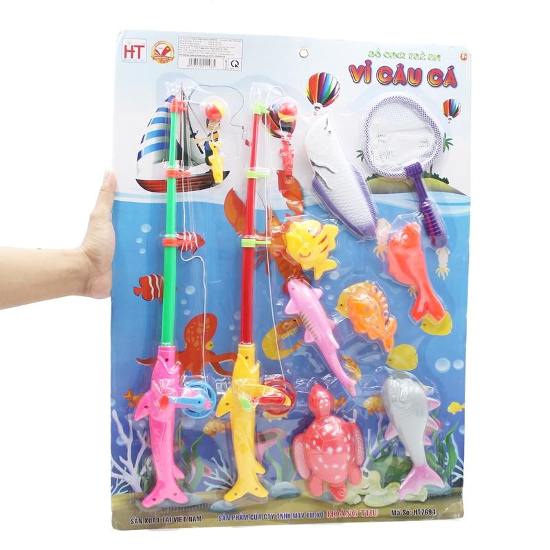 Vỉ Câu Cá Rồng 2 Cần Vợt HT7694