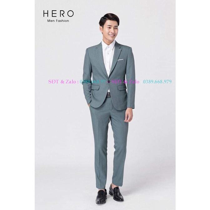 Bộ Vest Nam, Suit Nam Cao Cấp Màu Xanh