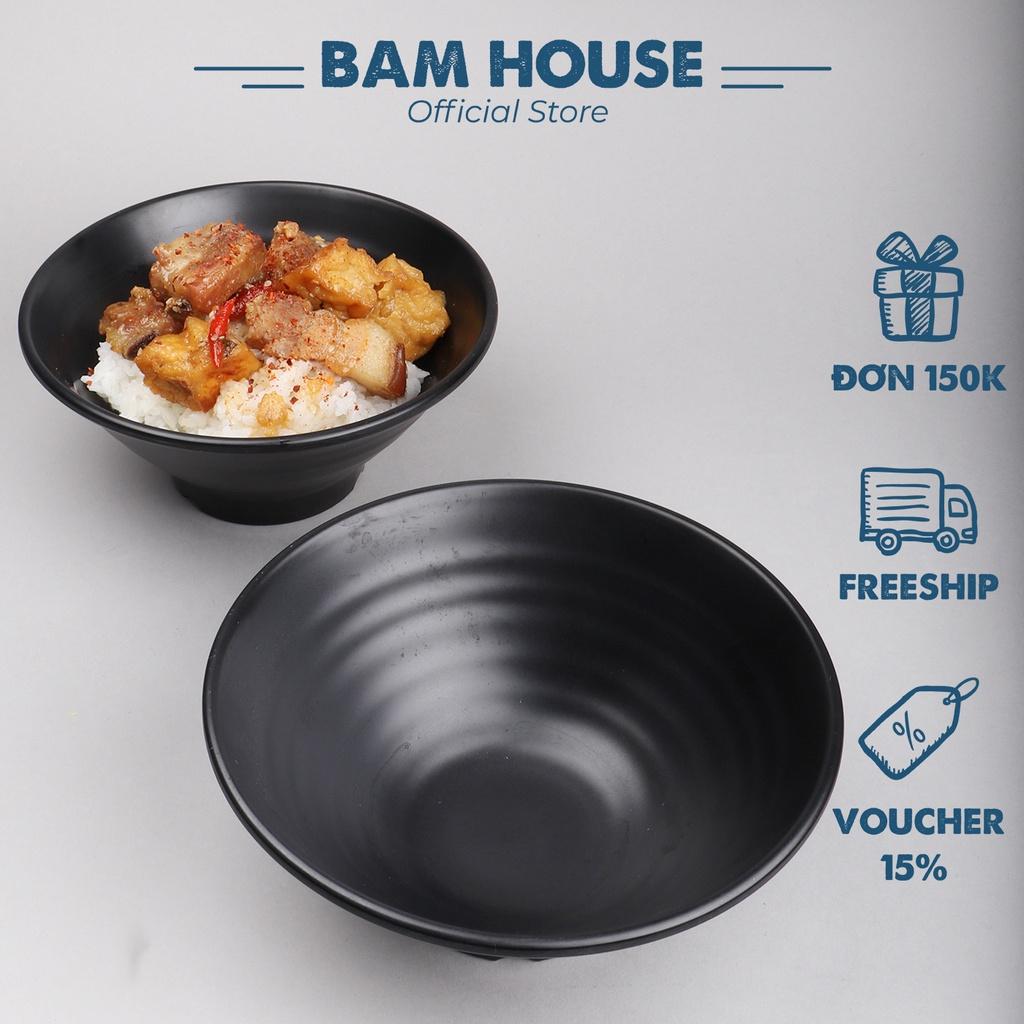 Tô nhựa Bam House 16cm chất nhựa Melamine cao cấp TND01