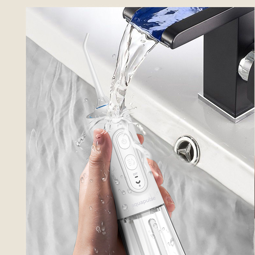 Máy tăm nước cầm tay không dây Aquapulse A600 Oral Irrigator DIY mode 250ml