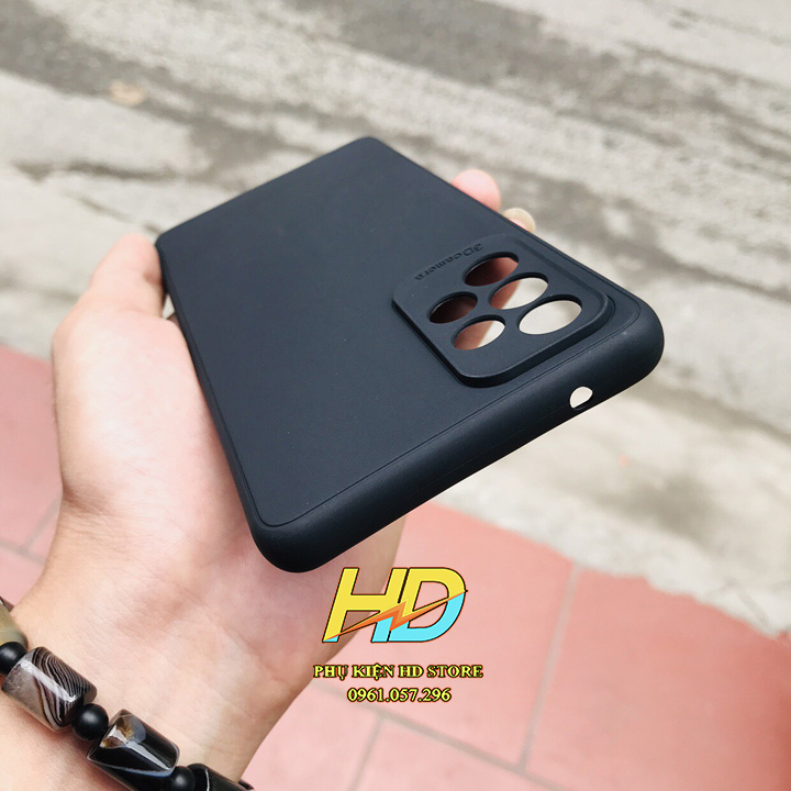 Ốp Lưng Dẻo Màu Đen Cho SamSung Galaxy M23 Khoét lỗ, bảo vệ camera, Không bám vân tay