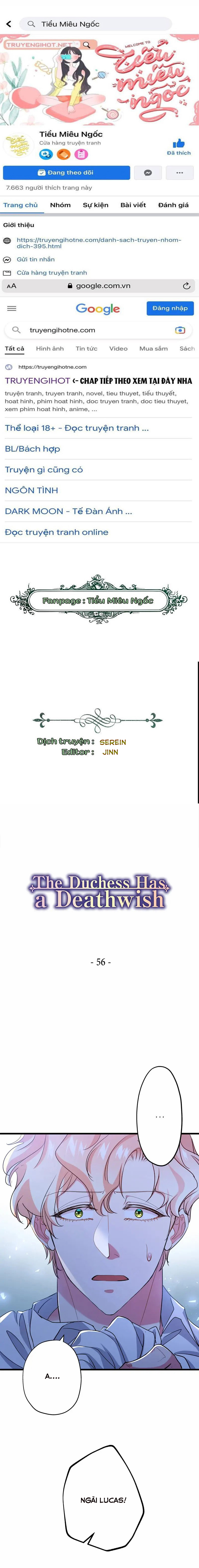 nếu trở thành ác nữ, liệu tôi có chết không ? chapter 56 1