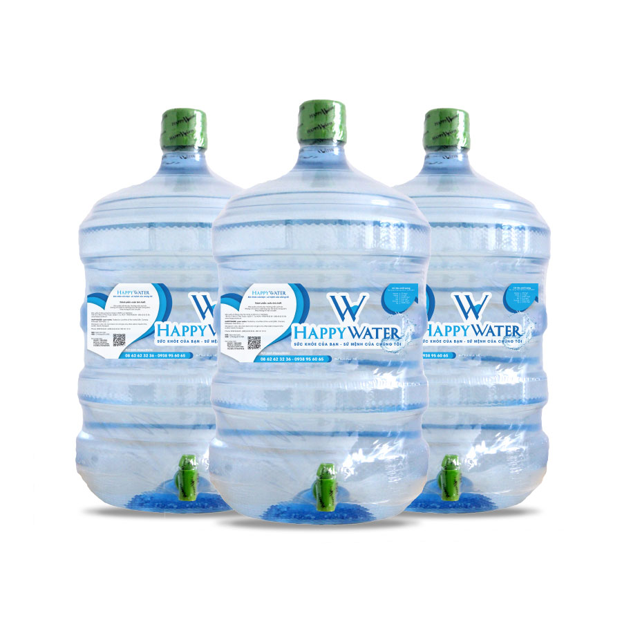 Chân Inox đựng bình nước HappyWater - Hàng chính hãng