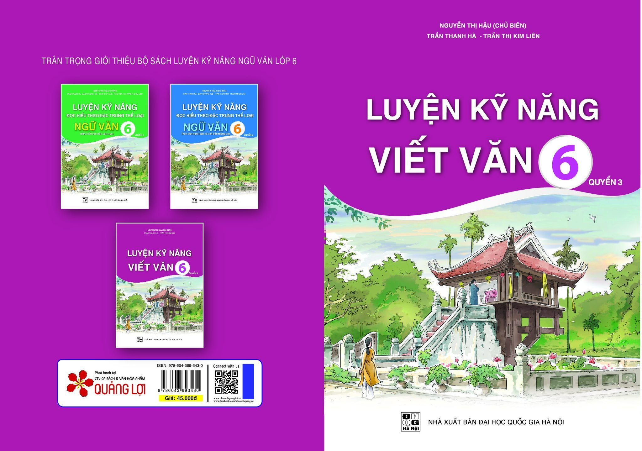 Luyện kỹ năng Viết Văn 6 - Quyển 3 - Sách Quảng Lợi