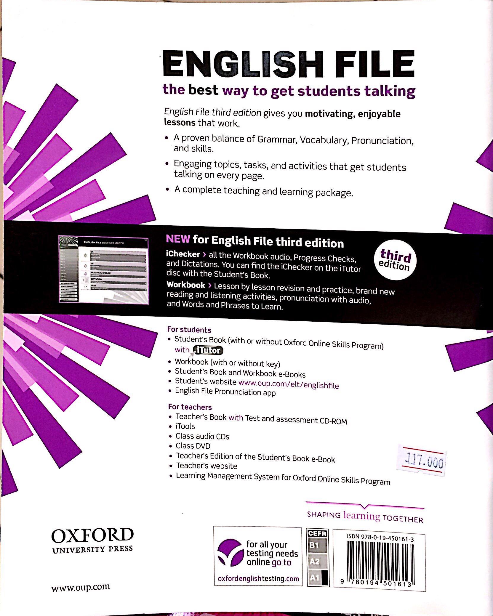 English File: Beginner: Workbook with Key