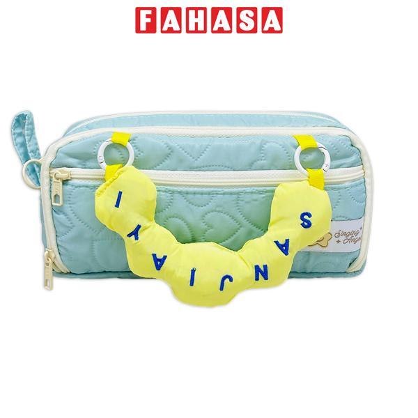 Bóp Viết Vải Sanjiay - Yipin 17978 - Màu Xanh Dương