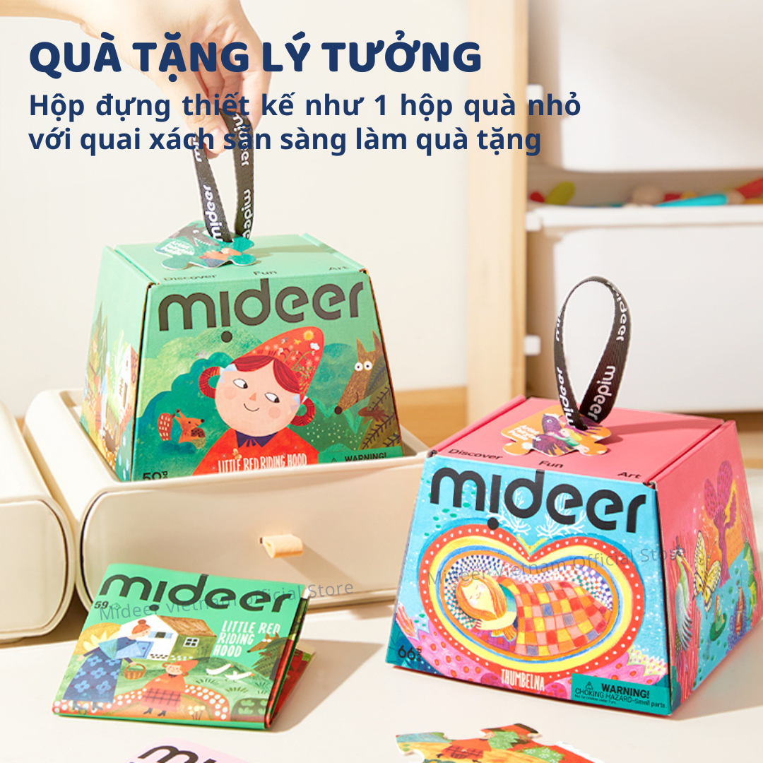 Xếp hình truyện cổ tích mideer Artist Fairytale Puzzle, Đồ chơi giáo dục trẻ em
