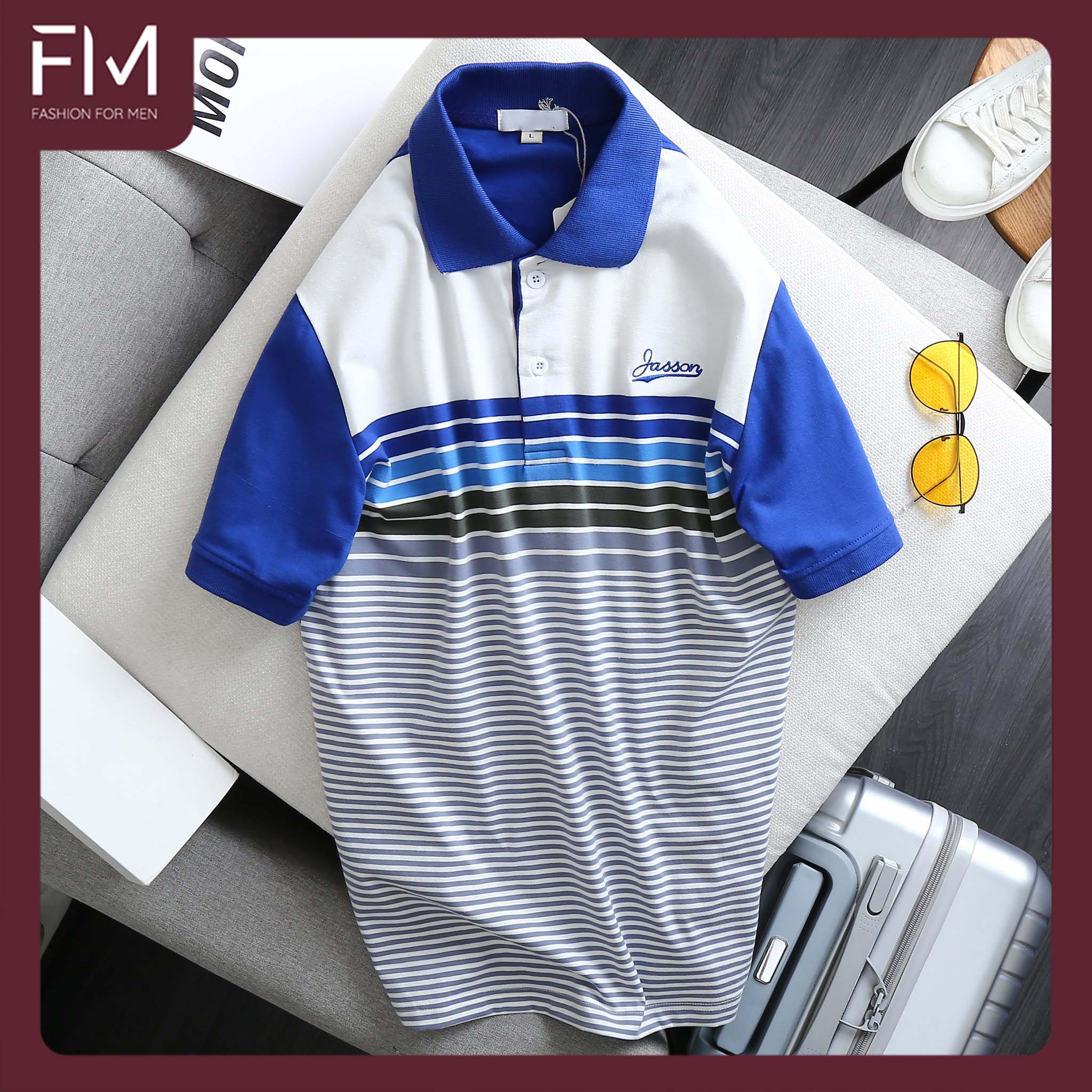 Áo Polo nam cổ bẻ ngắn tay, chất liệu cao cấp, thoáng mát, bền màu, thiết kế trẻ trung – FORMEN SHOP – FMPS147