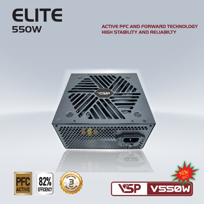 Nguồn máy tính  ELITE V550W