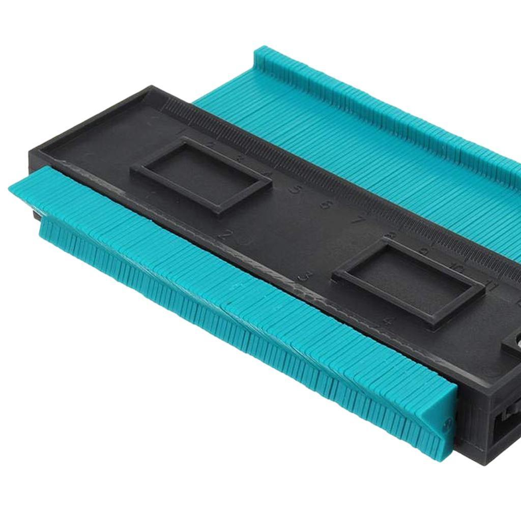 3D Mitre Square Measuring Ruler + Contour Profile Gauge Tool