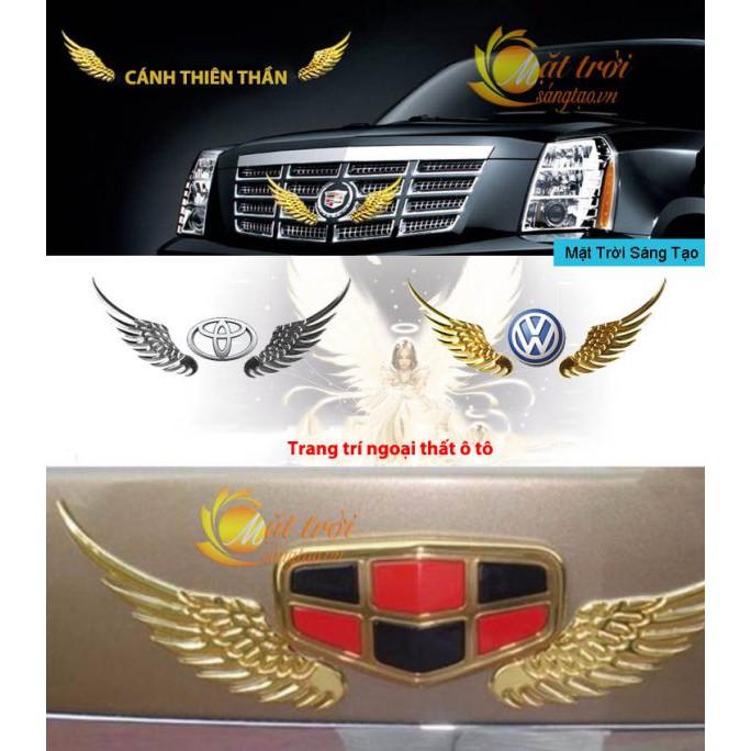 Đôi cánh thiên thần trang trí logo ô tô