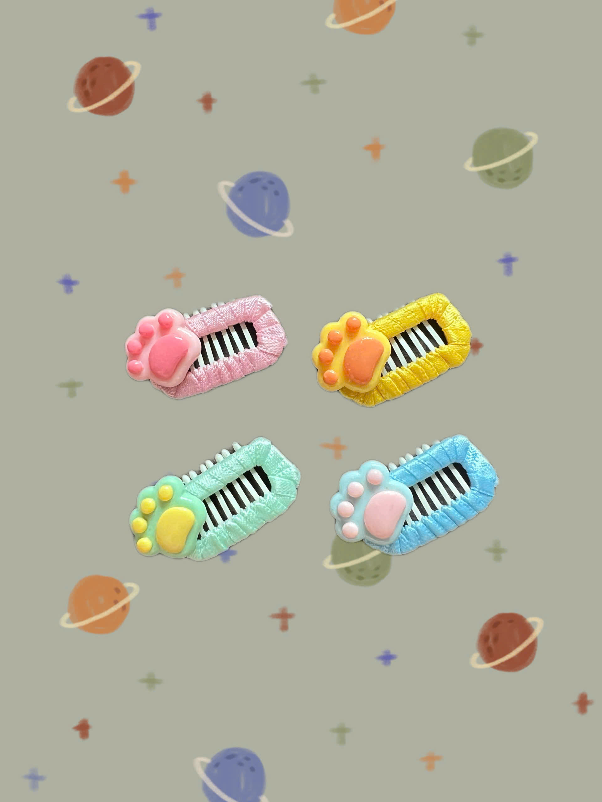 NƠ KẸP TÓC BUỘC TÓC CÀI TÓC CHÂN CHÓ MÈO THỜI TRANG DỄ THƯƠNG MÃ 37 CHO THÚ CƯNG CHÓ MÈO