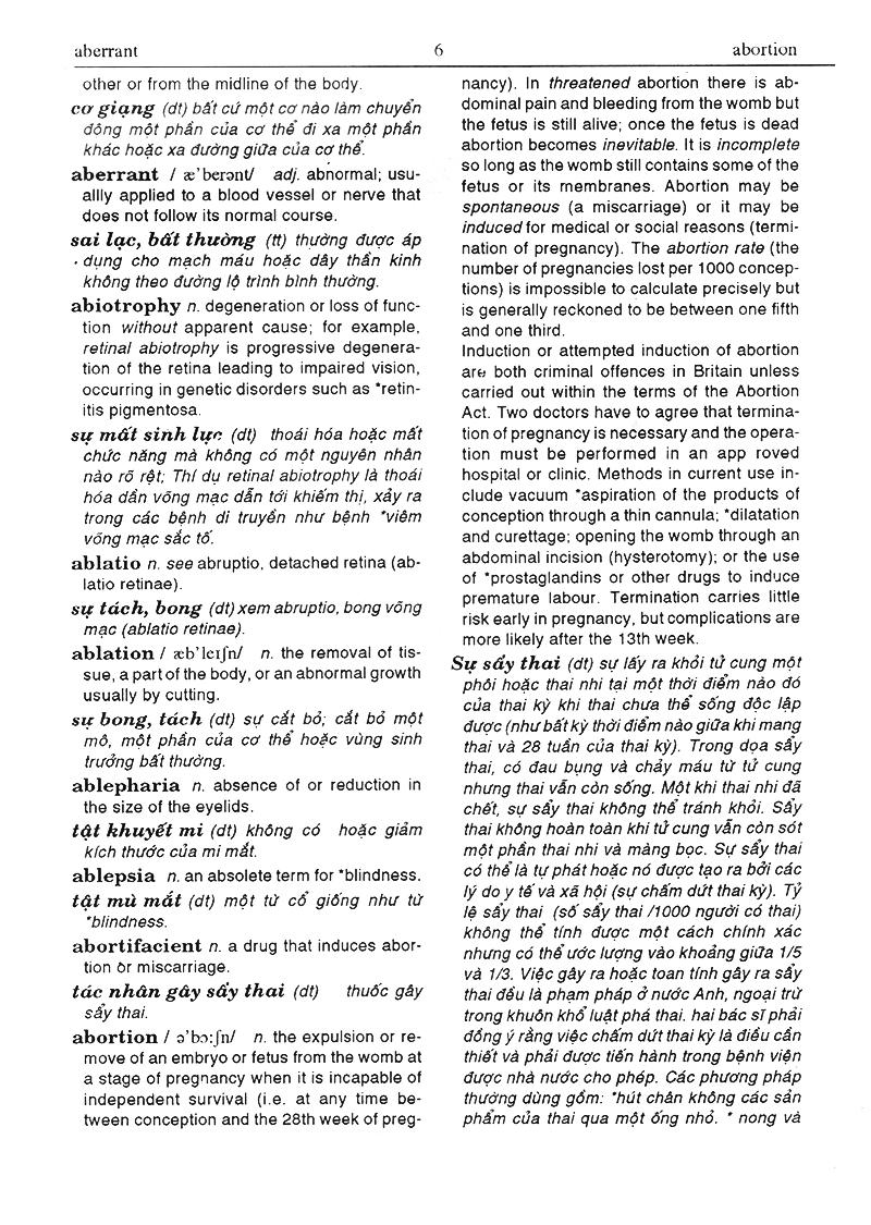 Từ Điển Y Học Anh - Việt