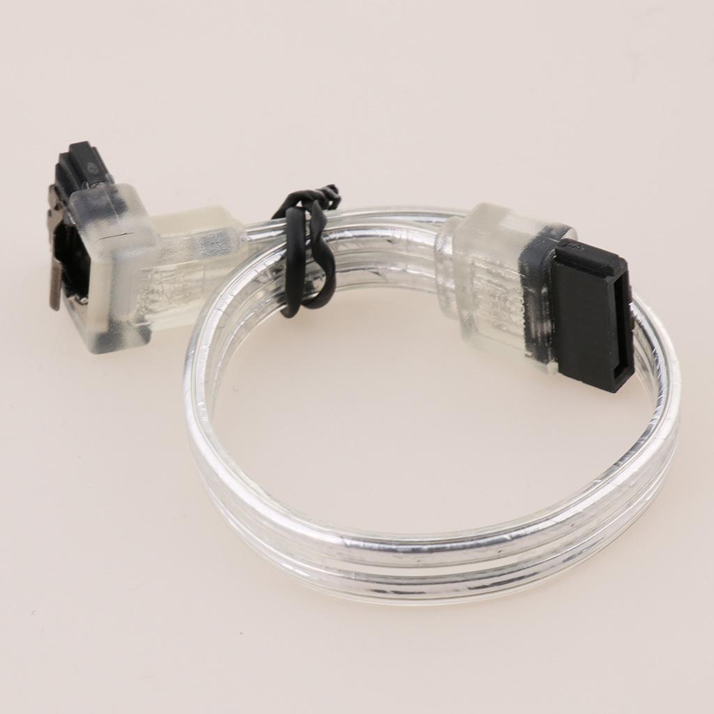 SATA 3.0 SATA III Hard Disk Data Cable Straight to 90 Degree Plug for HDD SSD High 6 Gbit / S