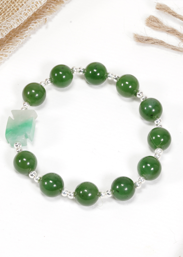 Vòng Ngọc Bích Phối Thánh Giá Cẩm Thạch Ngọc Quý Gemstones