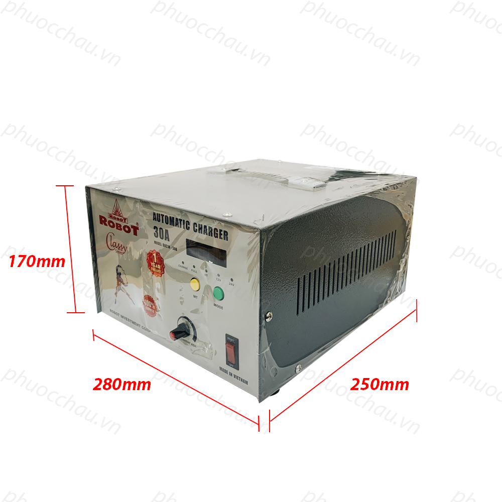 MÁY SẠC ẮC QUY ROBOT TỰ ĐỘNG 30A