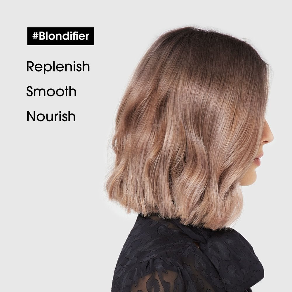 MẶT NẠ Ủ L'OREAL SERIE EXPERT BLONDIFIER MASK BÓNG MƯỢT CHO TÓC NHUỘM MÀU SÁNG 500ML
