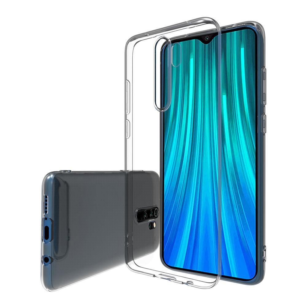 Ốp lưng dùng cho Xiaomi Redmi Note 8 Pro nhựa TPU dẻo - Trong Suốt