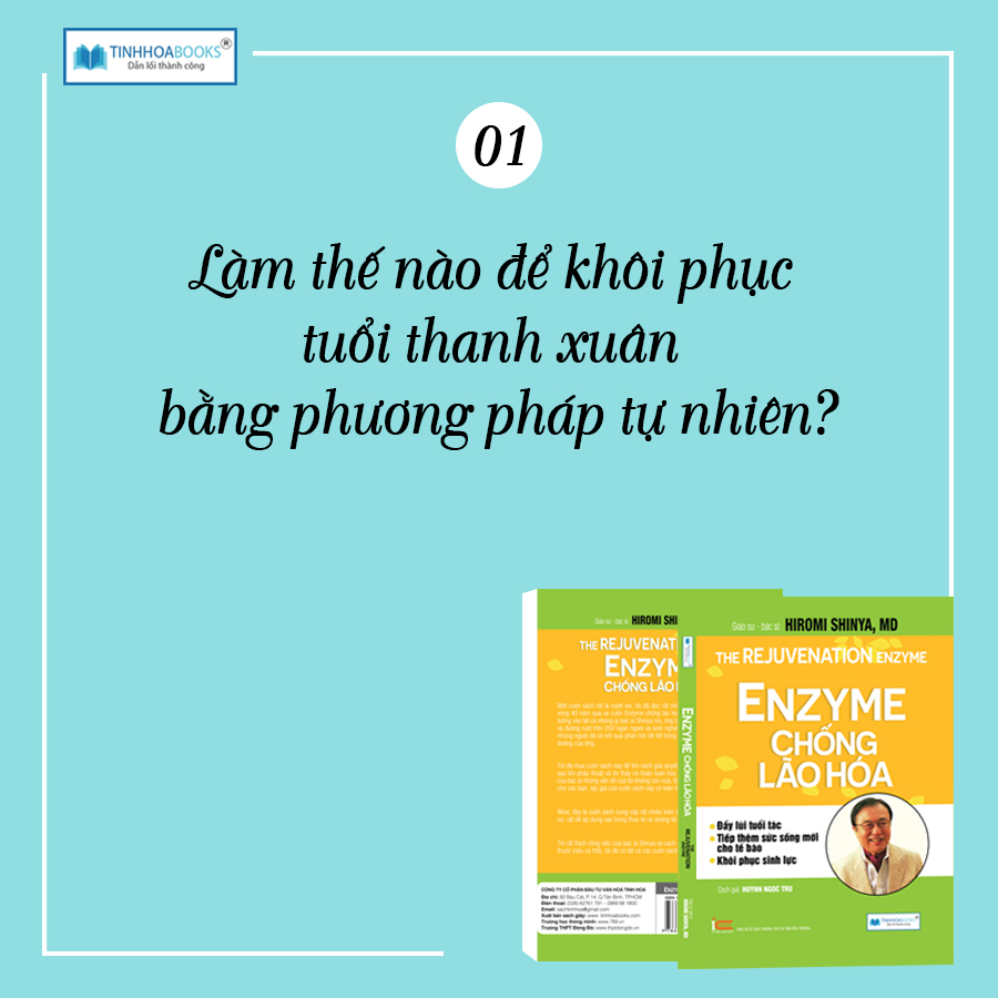 Combo Nhân Tố Vi Sinh + Enzyme Chống Lão Hoá (Tái bản)