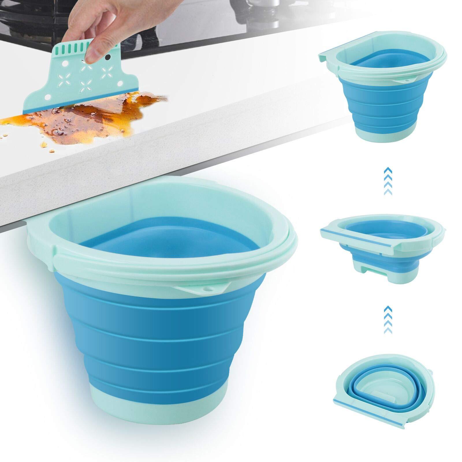 Thùng nhà bếp có thể gập lại có thể gập lại thùng nhà bếp có thể cho văn phòng xe hơi ở nhà, 4L