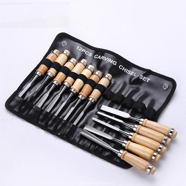 Bộ Dao Tiện 12 Chi Tiết Cao Cấp Dùng Để Tiện Các Đồ Mini