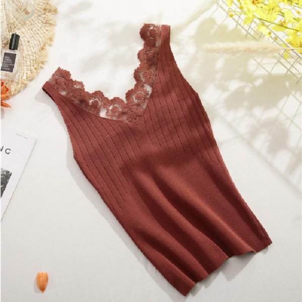 Áo len sát nách nữ, áo len nữ A461