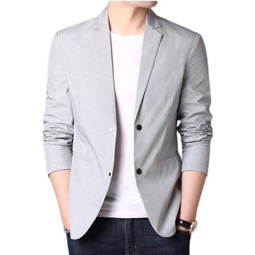 Áo Khoác Blazer Nam Hàn Quốc, Áo Vest nam Blazer chất linen bột cao cấp