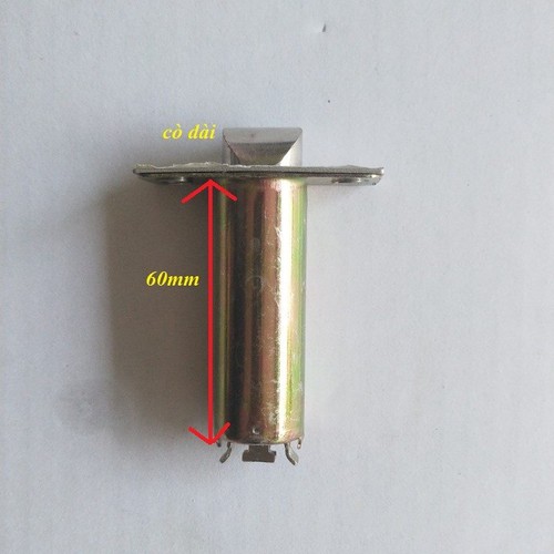 Ổ khóa cửa tay nắm tròn Việt Tiệp 04212 cò ngắn / cò dài, chất liệu inox màu trắng vàng dành cho các loại cửa thông phòng có chất liệu làm từ gỗ, nhựa, nhôm, sắt,..