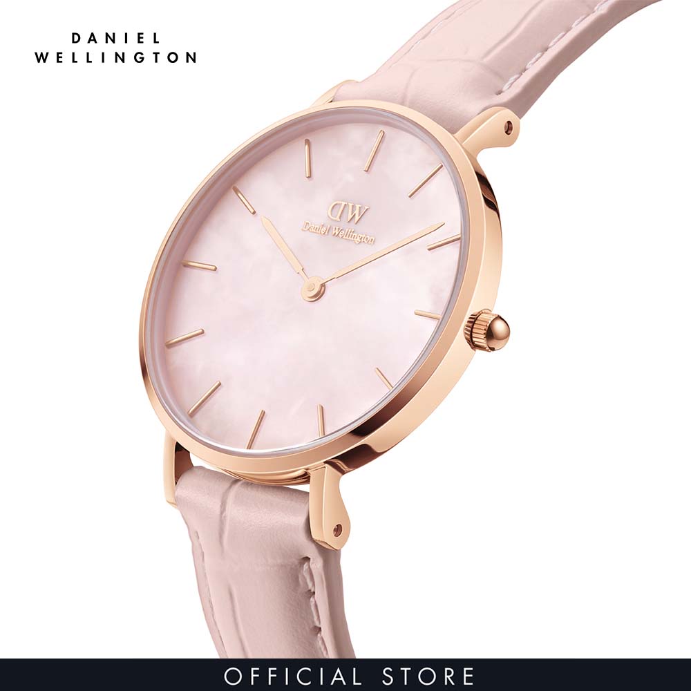 Đồng hồ Nữ Daniel Wellington dây Da - Petite Rouge 32 mm DW00100514