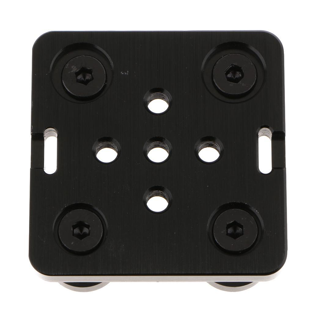 3D Printer V Gantry Plate Special Slide Platefor Aluminum Profiles with Solid Wheel/ 3SET Black