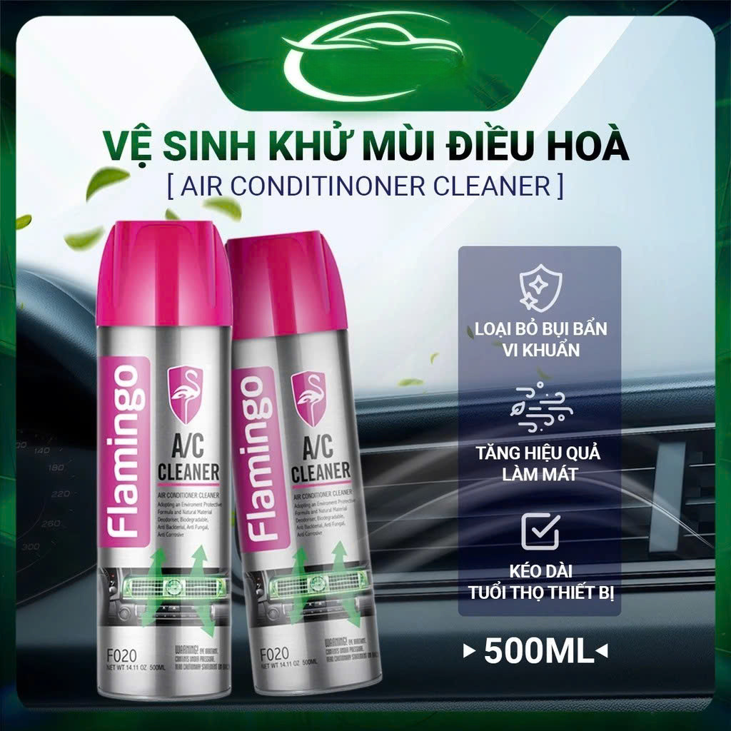 Bình Xịt Vệ Sinh Điều Hòa Ô Tô - 500ml XỊT VỆ SINH KHỬ MÙI NỘI THẤT KHÁC