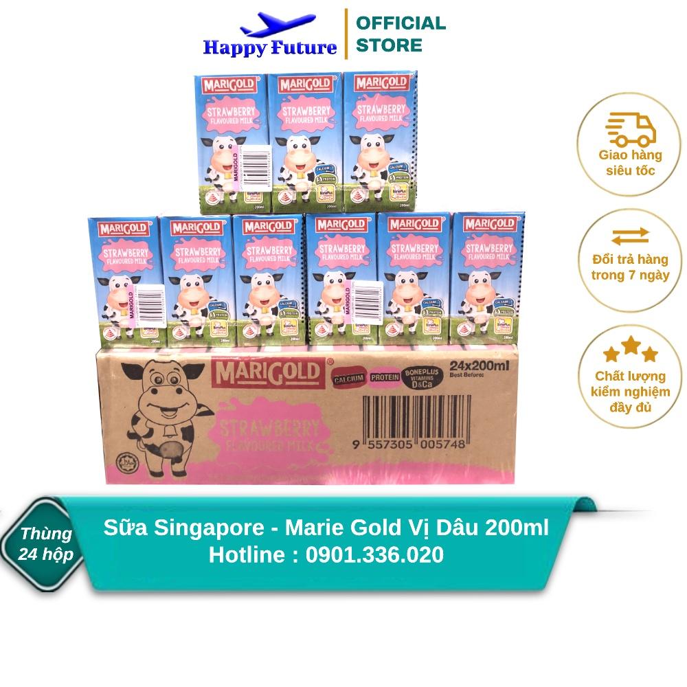 Sữa Marigold Singapore Vị Dâu 200ml