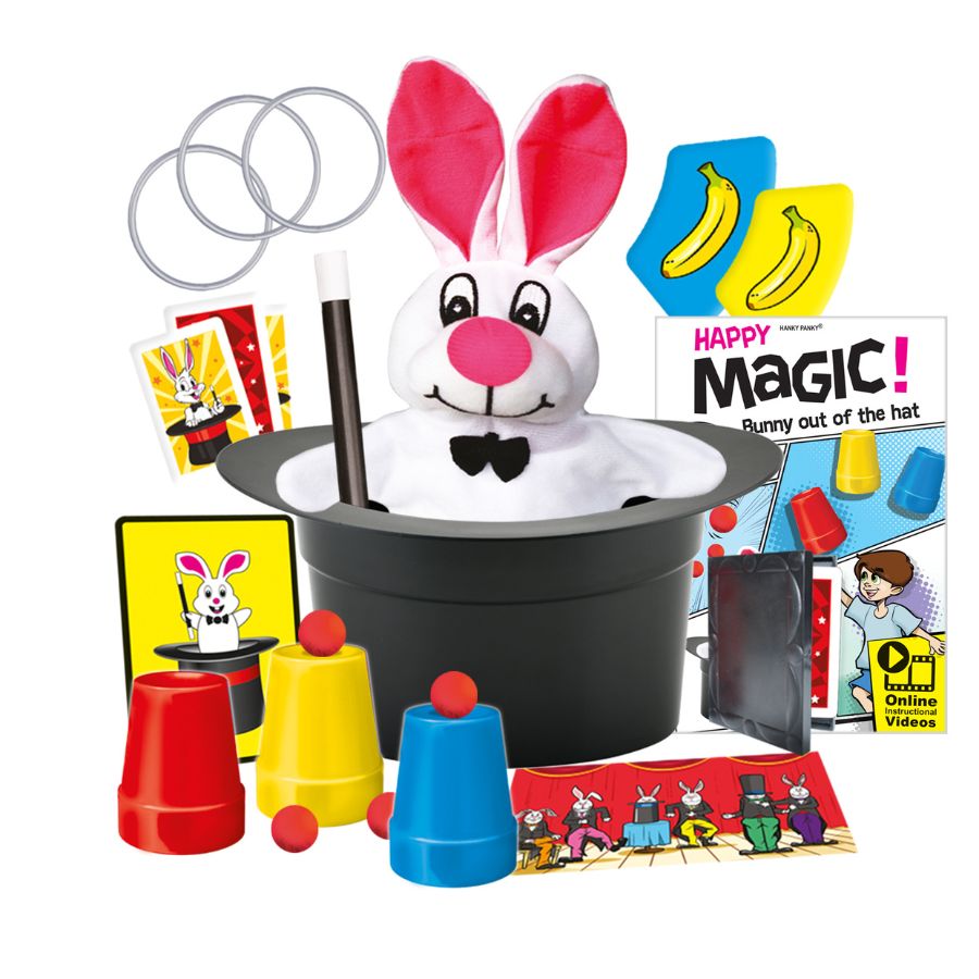 Bộ  Đồ Chơi Happy Magic - Các Trò Ảo Thuật Cơ Bản Cùng Nón Hanky Panky HP1974