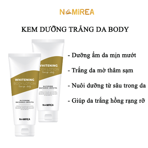 Kem dưỡng trắng da nâng tông Whitening Body Lotion Namirae Hàn Quốc