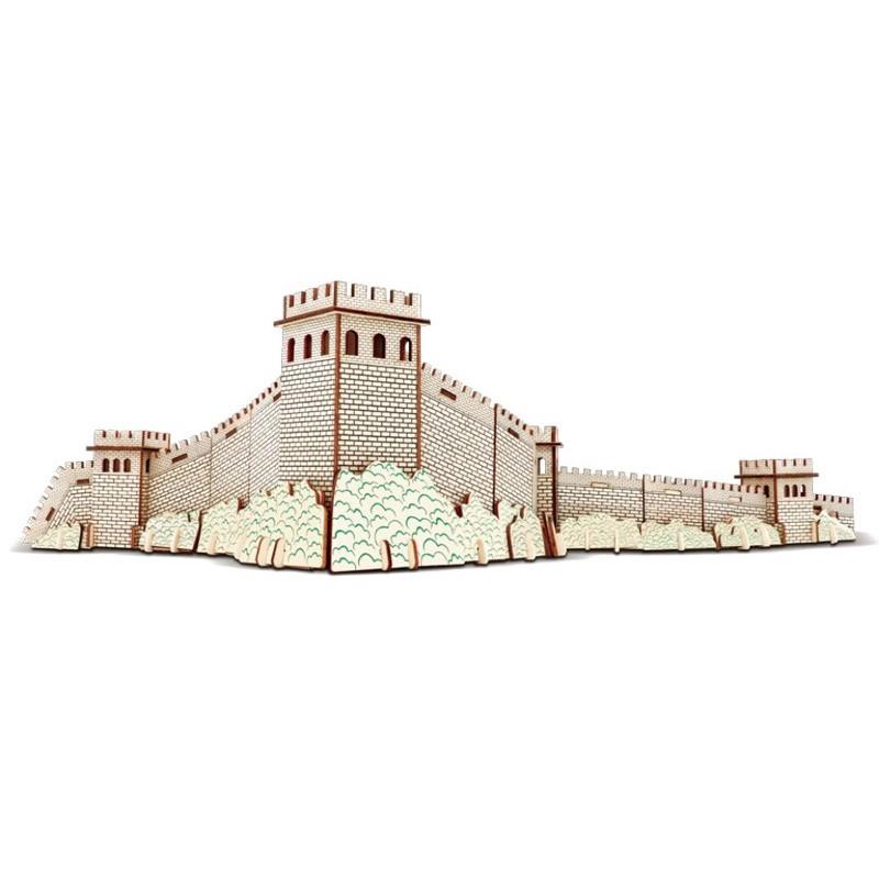 Đồ chơi gỗ lắp ráp 3D mô hình Vạn Lý Trường Thành - Great Wall - 183 mảnh ghép lazer