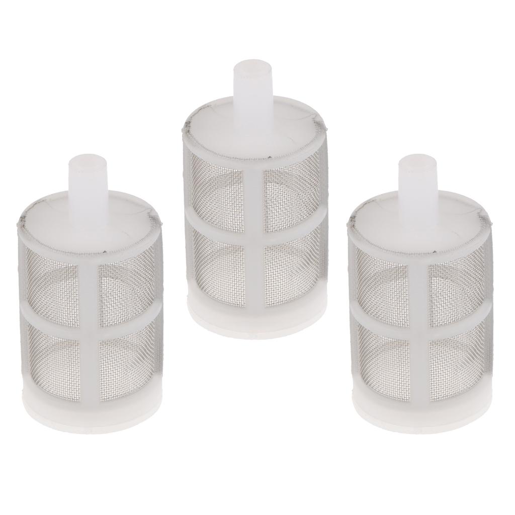 3 Bơm Nước Lọc Thép Không Gỉ Màn Hình, Phù Hợp Với 5-7 Mm Vòi