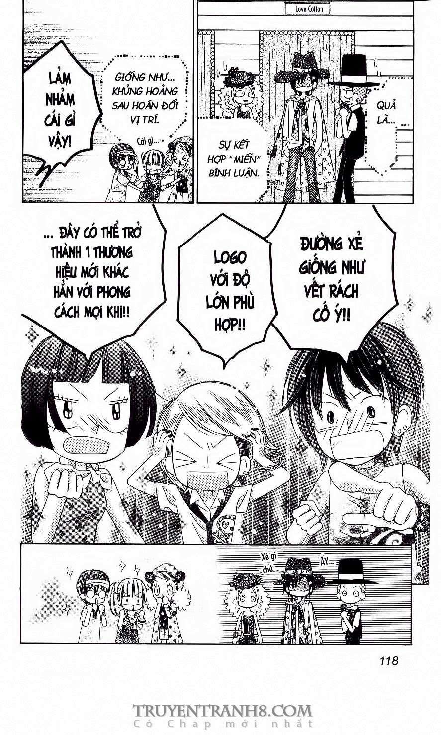 tiệm thời trang, love cotton chapter 23 3