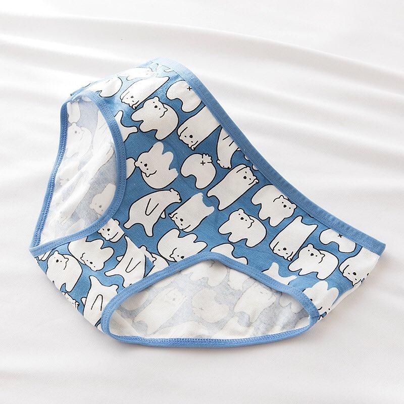 Quần lót cotton nữ dễ thương mẫu gấu bắc cực